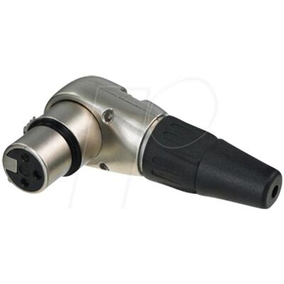 Rean RC3FR Connecteur XLR à 3 broches en angle - Équipement audio Rean RC3FR Connecteur XLR à 3 broches en angle - Équipement audio