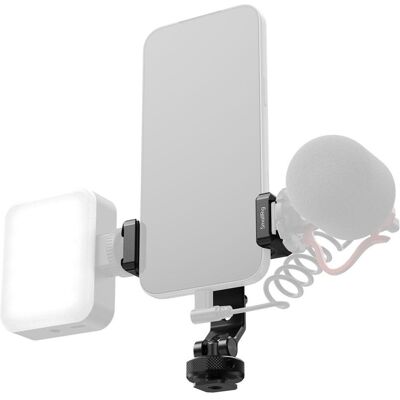 SmallRig 6661 PC-T1 : pince métallique pour téléphone avec trois fixations « cold shoe », Accessoires vidéo, Noir SmallRig 6661 PC-T1 : pince métallique pour téléphone avec trois fixations « cold shoe », Accessoires vidéo, Noir