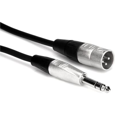 Hosa HSX-010 Pro Balanc..con Rean 1/4IN TRS To XLR3M 10FT (3.05 m, Câbles XLR), Câble audio Hosa HSX-010 Pro Balanc..con Rean 1/4IN TRS To XLR3M 10FT (3.05 m, Câbles XLR), Câble audio