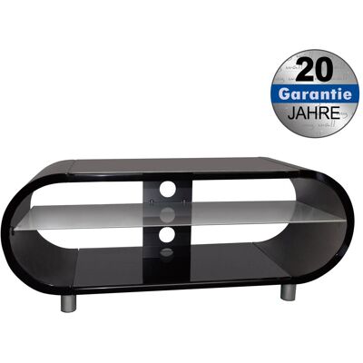 myWall Étagère TV / Hi-Fi (30 kg), Pied TV, Noir myWall Étagère TV / Hi-Fi (30 kg), Pied TV, Noir