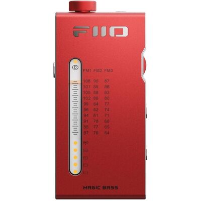 FiiO Ricevitore Radio Stereo FM HiFi Portatile (FM), Radio, Rouge FiiO Ricevitore Radio Stereo FM HiFi Portatile (FM), Radio, Rouge