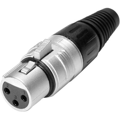 Connecteur femelle HICON HIX3CF XLR - XLR 3 broches Connecteur femelle HICON HIX3CF XLR - XLR 3 broches