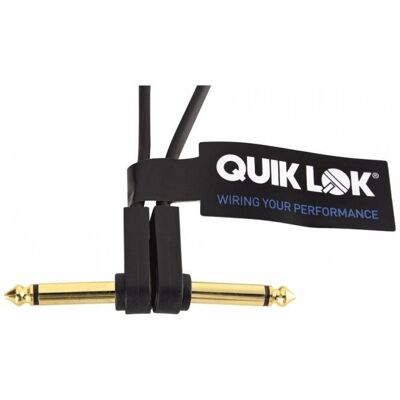 Quik Lok Quiklok : connecteur audio pour câble de raccordement plat (Adaptateur angulaire), Adaptateur audio, Noir Quik Lok Quiklok : connecteur audio pour câble de raccordement plat (Adaptateur angulaire), Adaptateur audio, Noir