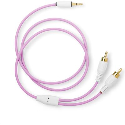 MyVolts ACV9PU - Candycords - audiocable 35RCA 80 purple (Câbles Cinch), Câble audio MyVolts ACV9PU - Candycords - audiocable 35RCA 80 purple (Câbles Cinch), Câble audio