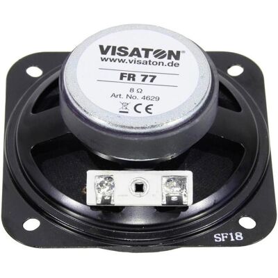Visaton Haut-parleur à large bande 7.7 cm FR 77 - 8 ohms, Composants du haut-parleur, Noir Visaton Haut-parleur à large bande 7.7 cm FR 77 - 8 ohms, Composants du haut-parleur, Noir