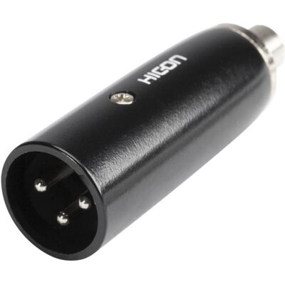 Adaptateur XLR Hicon HI-X3CI-MF - Noir - Type audio Adaptateur XLR Hicon HI-X3CI-MF - Noir - Type audio
