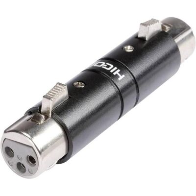 Hicon Adaptateur XLR femelle - XLR femelle (Adaptateur de casque), Adaptateur audio, Noir Hicon Adaptateur XLR femelle - XLR femelle (Adaptateur de casque), Adaptateur audio, Noir