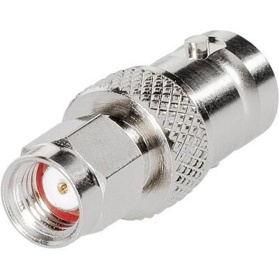 BKL Electronic Adaptateur SMA inversé SMA inversé mâle vers BNC femelle, Câble + prise électronique BKL Electronic Adaptateur SMA inversé SMA inversé mâle vers BNC femelle, Câble + prise électronique