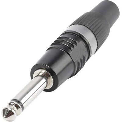 Hicon Jack mâle 6.35 mm, Connecteur audio, Noir Hicon Jack mâle 6.35 mm, Connecteur audio, Noir