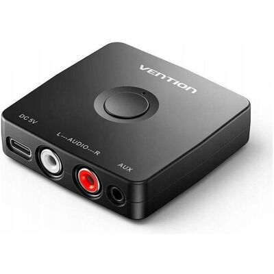 Vention Odbiornik audio Bluetooth 5.1 (Récepteur), Adaptateur audio Bluetooth, Noir Vention Odbiornik audio Bluetooth 5.1 (Récepteur), Adaptateur audio Bluetooth, Noir