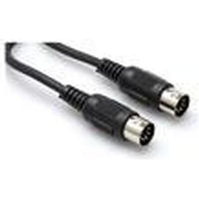Hosa MID-310BK Midi Cable 5-PIN DIN To Same 10 FT (3.05 m, Câble MIDI), Câble audio Hosa MID-310BK Midi Cable 5-PIN DIN To Same 10 FT (3.05 m, Câble MIDI), Câble audio