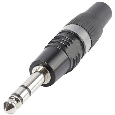 Hicon HI-J63SP-B Connecteur jack 6.35 mm mâle, droit Nombre de pôles (num) : 3, Connecteur audio, Noir Hicon HI-J63SP-B Connecteur jack 6.35 mm mâle, droit Nombre de pôles (num) : 3, Connecteur audio, Noir