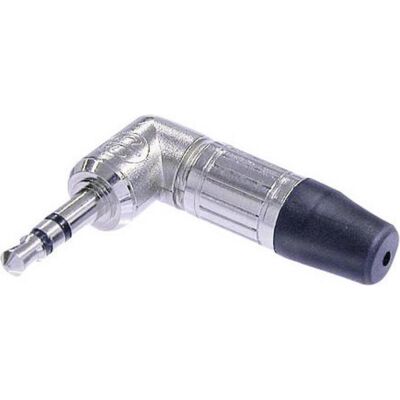 Neutrik NTP3RC Fiche jack coudée 3,5 mm, Connecteur audio, Noir, Argent Neutrik NTP3RC Fiche jack coudée 3,5 mm, Connecteur audio, Noir, Argent