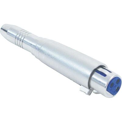 Adaptateur XLR vers Jack 6,3 mm stéréo Omnitronic - Connecteur audio Adaptateur XLR vers Jack 6,3 mm stéréo Omnitronic - Connecteur audio