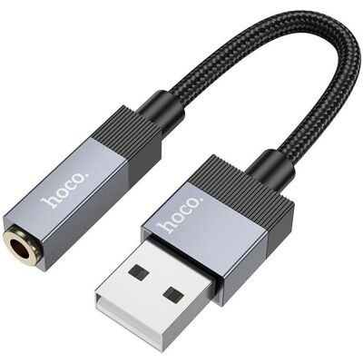 Hoco Cable Cable AUX Jack 3,5 mm (male) to Jack 3,5 mm (male) 1 m UPA32 black (1 m, Câble AUX), Câble audio Hoco Cable Cable AUX Jack 3,5 mm (male) to Jack 3,5 mm (male) 1 m UPA32 black (1 m, Câble AUX), Câble audio