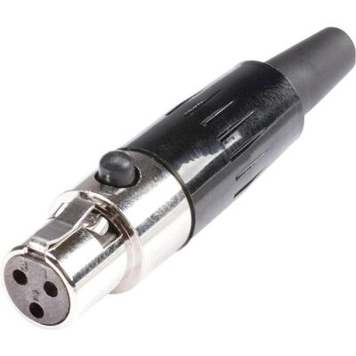 Hicon Connectique Mini XLR, Connecteur audio, Argent Hicon Connectique Mini XLR, Connecteur audio, Argent