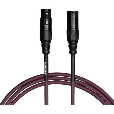 Cascha Câble de microphone Standard Line – XLR vers XLR – 2 m – Violet (2 m, Câbles XLR), Câble audio Cascha Câble de microphone Standard Line – XLR vers XLR – 2 m – Violet (2 m, Câbles XLR), Câble audio