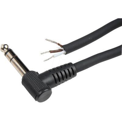 BKL Electronic Cordon audio avec Jack mâle 6.35 mm, Connecteur audio, Noir BKL Electronic Cordon audio avec Jack mâle 6.35 mm, Connecteur audio, Noir