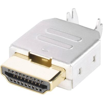 BKL Electronic Connectique HDMI, Connecteur audio, Argent BKL Electronic Connectique HDMI, Connecteur audio, Argent