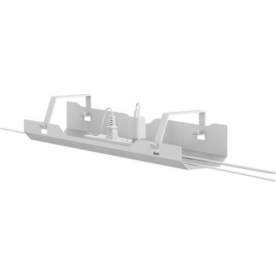 Neomounts Kabelaufbewahrung -5kg Schraubbefestigung/universal/weiss (5 kg), Support mural pour TV, Blanc Neomounts Kabelaufbewahrung -5kg Schraubbefestigung/universal/weiss (5 kg), Support mural pour TV, Blanc