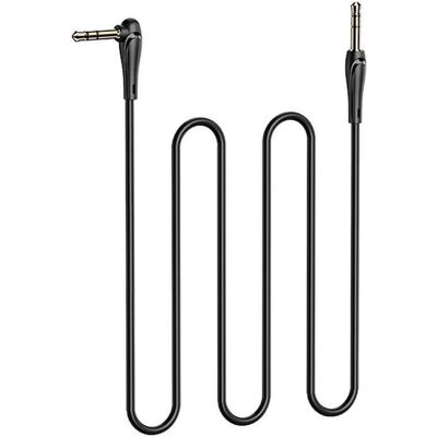 Hoco Cable cable AUX Jack 3,5 mm to Jack 3,5 mm UPA14 1 m black (1 m, Câble AUX), Câble audio Hoco Cable cable AUX Jack 3,5 mm to Jack 3,5 mm UPA14 1 m black (1 m, Câble AUX), Câble audio