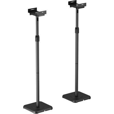 Maclean Lot de pieds pour enceintes MC-916 (Set, Support, Inclinable, Réglable en hauteur, Rotatif), Pied + support mural pour enceinte, Noir Maclean Lot de pieds pour enceintes MC-916 (Set, Support, Inclinable, Réglable en hauteur, Rotatif), Pied + support mural pour enceinte, Noir