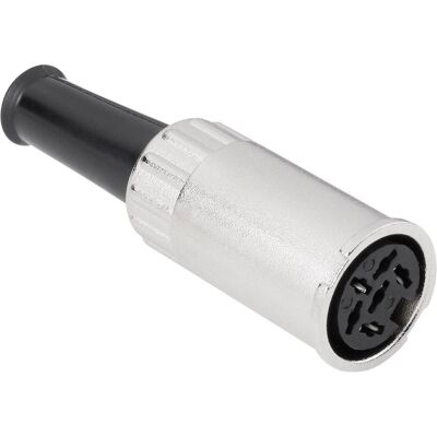 BKL Electronic DIN femelle avec verrouillage à baïonnette, Connecteur audio, Argent BKL Electronic DIN femelle avec verrouillage à baïonnette, Connecteur audio, Argent