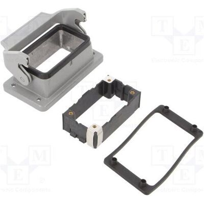 Harting Boîtier pour connecteurs : HDC taille 10B pour montage sur panneau, Câble + prise électronique Harting Boîtier pour connecteurs : HDC taille 10B pour montage sur panneau, Câble + prise électronique
