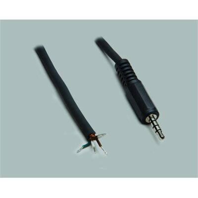 BKL Electronic 1101086 Connecteur jack 3.5 mm - stéréo Nombre de pôles:4 1 pc., Câble audio BKL Electronic 1101086 Connecteur jack 3.5 mm - stéréo Nombre de pôles:4 1 pc., Câble audio