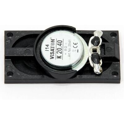 Visaton Mini haut-parleur, droit, 8 ohms 40x16mm, Composants du haut-parleur, Noir Visaton Mini haut-parleur, droit, 8 ohms 40x16mm, Composants du haut-parleur, Noir