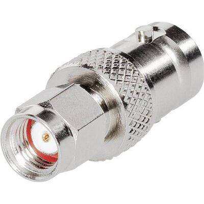 BKL Electronic Adaptateur SMA inversé SMA inversé mâle vers BNC femelle, Câble + prise électronique, Argent BKL Electronic Adaptateur SMA inversé SMA inversé mâle vers BNC femelle, Câble + prise électronique, Argent