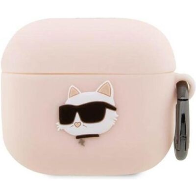 Coque en silicone rose Karl Lagerfeld pour AirPods 3 Coque en silicone rose Karl Lagerfeld pour AirPods 3