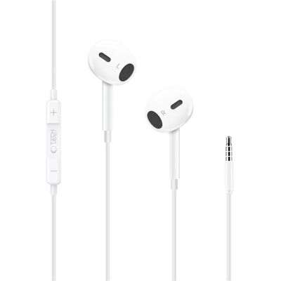Tech-Protect Ultraboost Core G2 Mini-Jack-Kopfhörer, Weiss (Filaire), Écouteurs, Blanc Tech-Protect Ultraboost Core G2 Mini-Jack-Kopfhörer, Weiss (Filaire), Écouteurs, Blanc