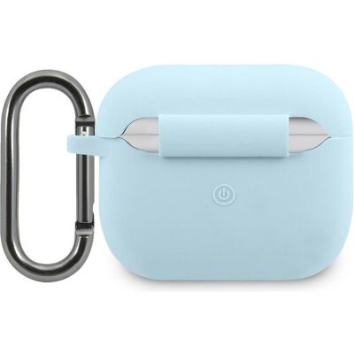Lacoste LCA3SLB Coque AirPods 3 niebieski/bleu Silicone (Manchon pour casque d'écoute), Étui pour écouteurs + casque, Bleu Lacoste LCA3SLB Coque AirPods 3 niebieski/bleu Silicone (Manchon pour casque d'écoute), Étui pour écouteurs + casque, Bleu