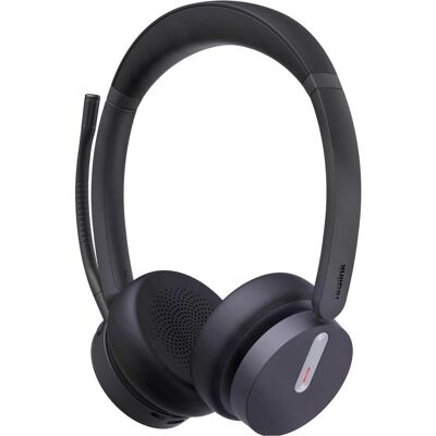 Yealink BH70 Dual UC USB-C/A, oreillette Bluetooth (Sans fil, USB-C, Les équipes Microsoft), Casque micro de bureau, Noir Yealink BH70 Dual UC USB-C/A, oreillette Bluetooth (Sans fil, USB-C, Les équipes Microsoft), Casque micro de bureau, Noir