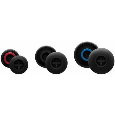 Sennheiser SILICONE EAR ADAPTER "L" Adaptateur d'oreille, Pièces de rechange casque + écouteurs, Bleu, Noir Sennheiser SILICONE EAR ADAPTER "L" Adaptateur d'oreille, Pièces de rechange casque + écouteurs, Bleu, Noir