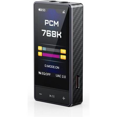 FiiO QX13 (Écran, USB-DAC), Amplificateur pour casque, Noir FiiO QX13 (Écran, USB-DAC), Amplificateur pour casque, Noir