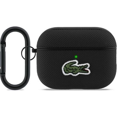 Lacoste Case Petit Pique Croc Logo for AirPods Pro 3 black (Manchon pour casque d'écoute), Étui pour écouteurs + casque, Noir Lacoste Case Petit Pique Croc Logo for AirPods Pro 3 black (Manchon pour casque d'écoute), Étui pour écouteurs + casque, Noir