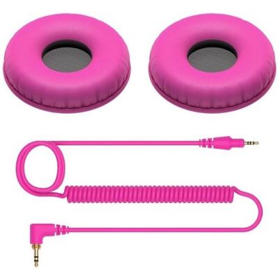 DJ HC-CP08-V (Pioneer DJ HDJ-CUE1), Pièces de rechange casque + écouteurs, Violet, Pink DJ HC-CP08-V (Pioneer DJ HDJ-CUE1), Pièces de rechange casque + écouteurs, Violet, Pink