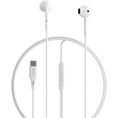 Devia écouteurs filaires Kintone A3 jack 3,5mm blanc (Filaire), Écouteurs, Blanc Devia écouteurs filaires Kintone A3 jack 3,5mm blanc (Filaire), Écouteurs, Blanc