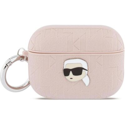 Karl Lagerfeld Case Monogram Karl Head for AirPods Pro 3 pink (Manchon pour casque d'écoute), Étui pour écouteurs + casque, Pink Karl Lagerfeld Case Monogram Karl Head for AirPods Pro 3 pink (Manchon pour casque d'écoute), Étui pour écouteurs + casque, Pink