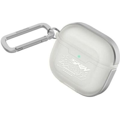 Skinarma Case Kinzoku for AirPods 4 frost (Manchon pour casque d'écoute), Étui pour écouteurs + casque, Blanc Skinarma Case Kinzoku for AirPods 4 frost (Manchon pour casque d'écoute), Étui pour écouteurs + casque, Blanc