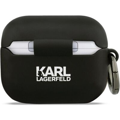Karl Lagerfeld - Silicone Karl Head 3D (KLAP3RUNIKK) - Apple AirPods Pro 3 - Black (Manchon pour casque d'écoute), Étui pour écouteurs + casque, Noir Karl Lagerfeld - Silicone Karl Head 3D (KLAP3RUNIKK) - Apple AirPods Pro 3 - Black (Manchon pour casque d'écoute), Étui pour écouteurs + casque, Noir