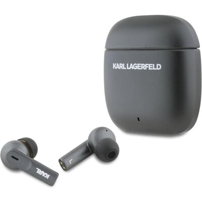 Karl Lagerfeld TWS Earphones Metal Printed Logo ANC/ENC black (ANC, 24 h, Sans fil), Écouteurs, Noir Karl Lagerfeld TWS Earphones Metal Printed Logo ANC/ENC black (ANC, 24 h, Sans fil), Écouteurs, Noir