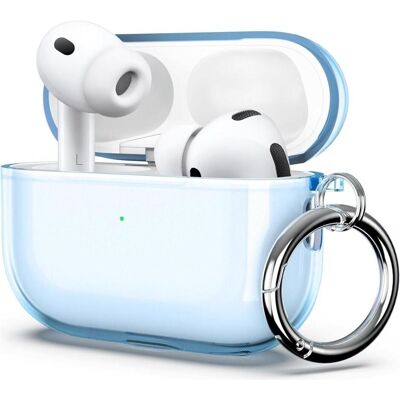 Screenguard Apple AirPods Pro 3 Jelly Case (Couvercle de l'étui de chargement), Étui pour écouteurs + casque, Bleu, Transparent, Argent Screenguard Apple AirPods Pro 3 Jelly Case (Couvercle de l'étui de chargement), Étui pour écouteurs + casque, Bleu, Transparent, Argent