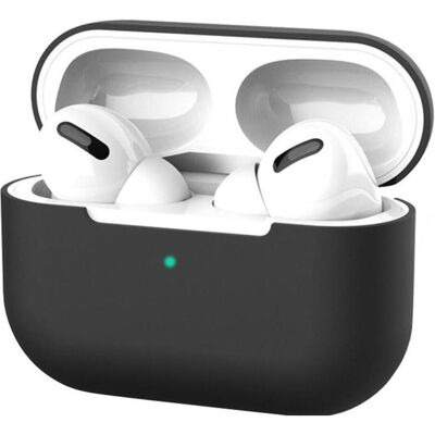 Screenguard Étui en silicone liquide pour Apple Airpods Pro (Couvercle de l'étui de chargement), Étui pour écouteurs + casque, Noir Screenguard Étui en silicone liquide pour Apple Airpods Pro (Couvercle de l'étui de chargement), Étui pour écouteurs + casque, Noir