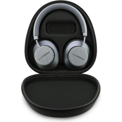 Karl Lagerfeld Over-Ear Headphones Saffiano Elongated Bluetooth ANC grey (ANC, 40 h, Filaire, Sans fil), Écouteurs, Gris Karl Lagerfeld Over-Ear Headphones Saffiano Elongated Bluetooth ANC grey (ANC, 40 h, Filaire, Sans fil), Écouteurs, Gris