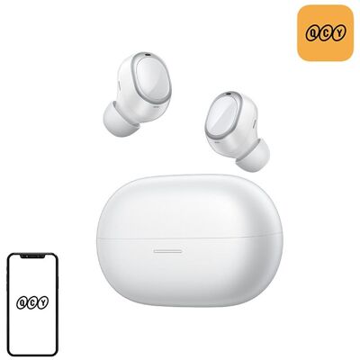 QCY Écouteurs sans fil Melobuds A30 (blancs) (ANC, 50 h, Sans fil), Écouteurs, Blanc QCY Écouteurs sans fil Melobuds A30 (blancs) (ANC, 50 h, Sans fil), Écouteurs, Blanc