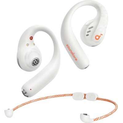 Anker Soundcore AeroFit Pro (Pas de réduction du bruit, 14 h, Sans fil), Écouteurs, Blanc Anker Soundcore AeroFit Pro (Pas de réduction du bruit, 14 h, Sans fil), Écouteurs, Blanc