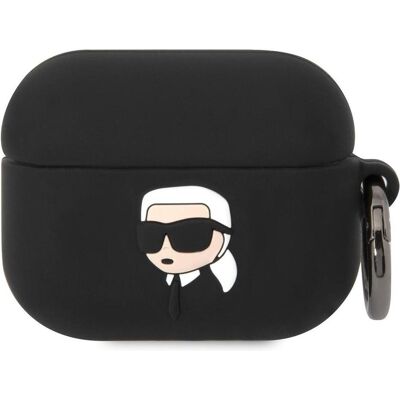 Étui en Silicone Karl Lagerfeld pour Airpods Pro - Noir - Protection & Style Étui en Silicone Karl Lagerfeld pour Airpods Pro - Noir - Protection & Style